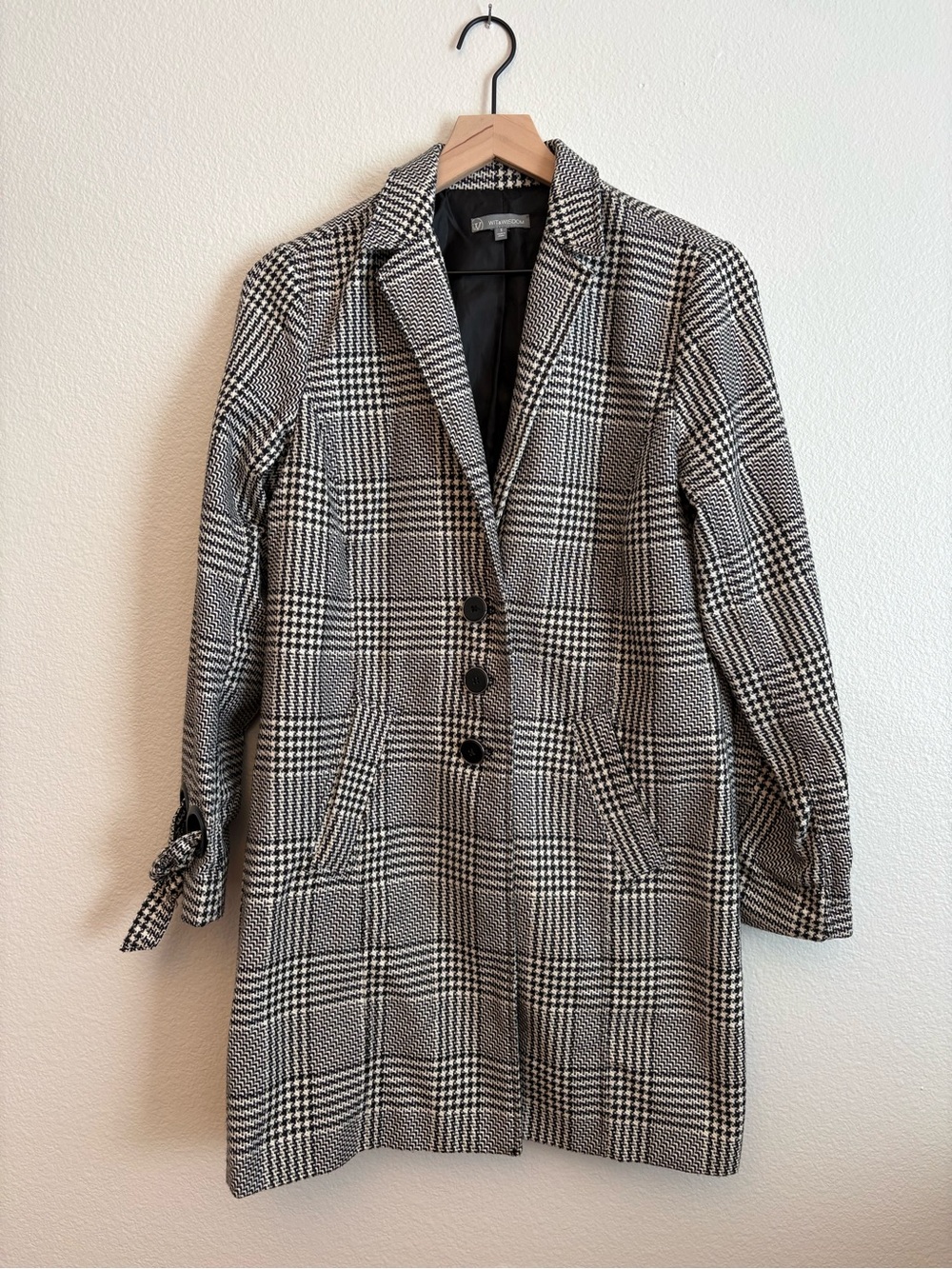 Wit & Wisdom Plaid Coat